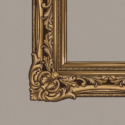Ornate frame with detailed design