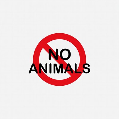 Sign against bringing animals indoors