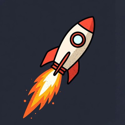 Rocket launches into space