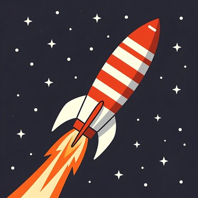 Rocket launches into outer space