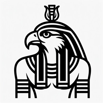 Horus the egyptian god symbol
