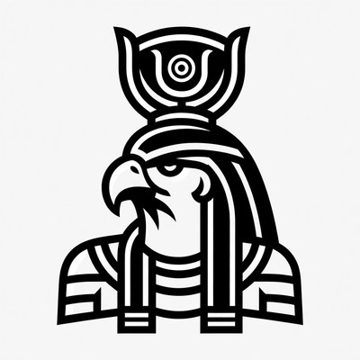 Ancient bird figure design