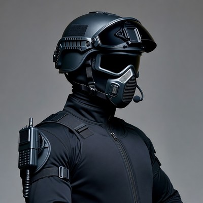 Tactical gear worn by soldier during training