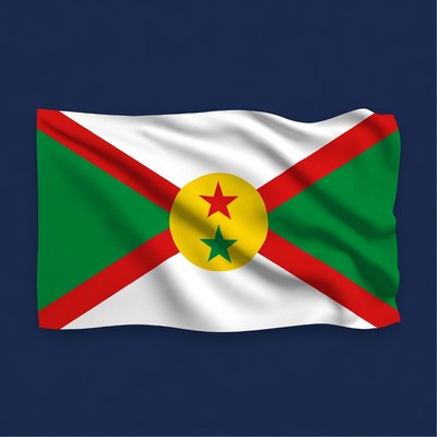 Flag of burundi on display