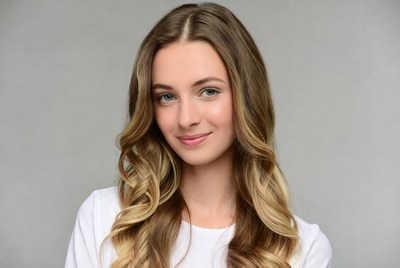 Portrait of a woman with long hair