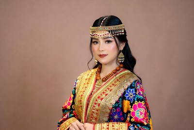 Woman in traditional cultural dress