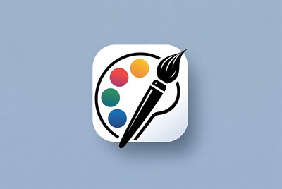 Art tools and colors on display