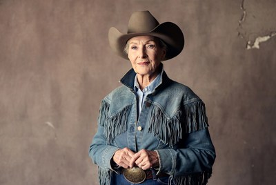 Portrait of a western woman with hat