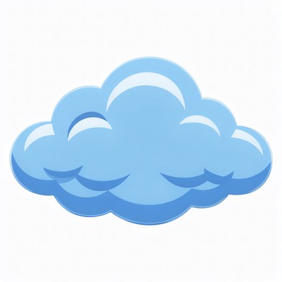 Cloud in a clear sky