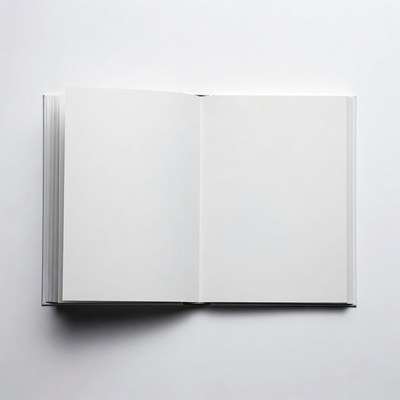 Blank pages ready for ideas