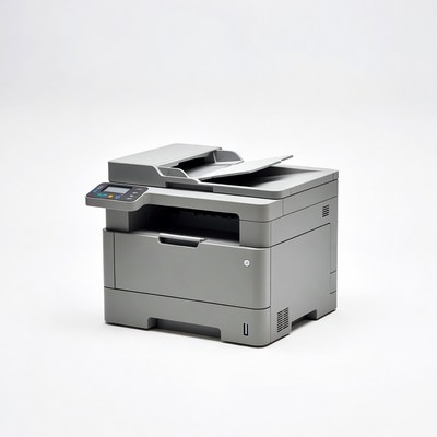 Office multifunction printer in a studio setting