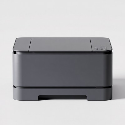 Modern printer on a white background