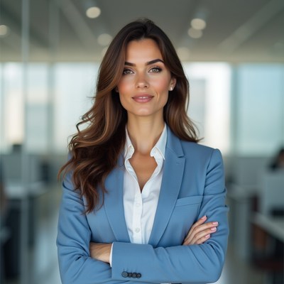 Business woman in office setting
