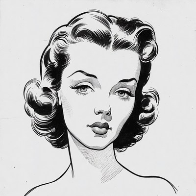 Classic portrait of a woman