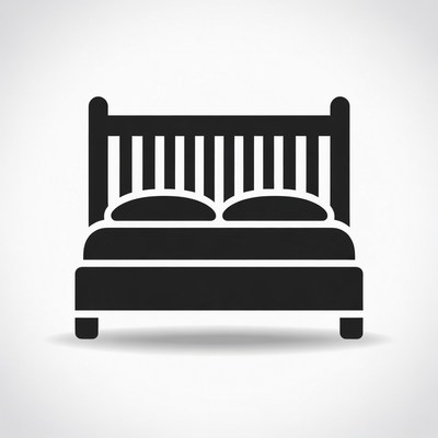 Bed design in simple style