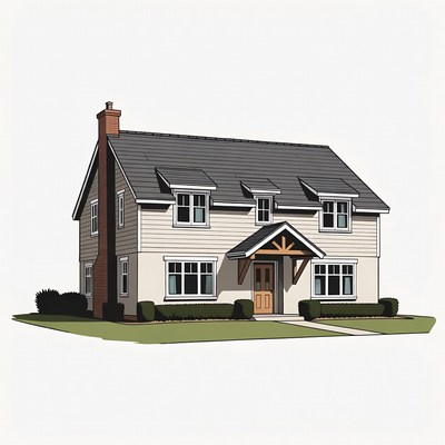 House design in simple style