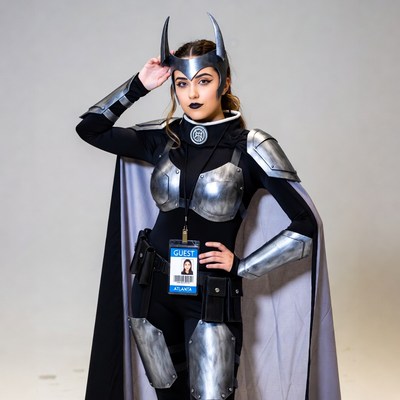 Woman in costume at a convention