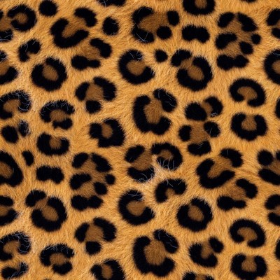 Leopard print pattern on fabric