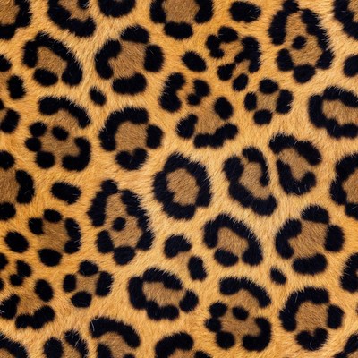 Leopard print design on soft fabric