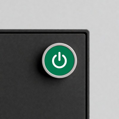 Power button on a device