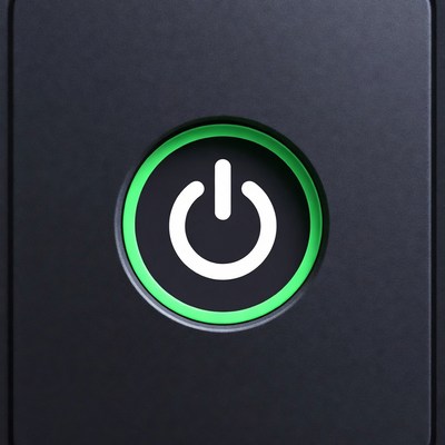 Power button on electronic device