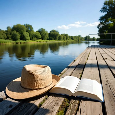 Relaxing by the river