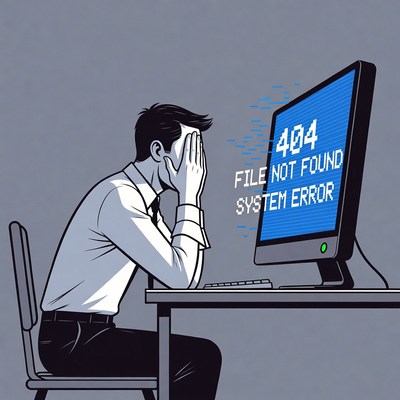 Computer error causes user frustration