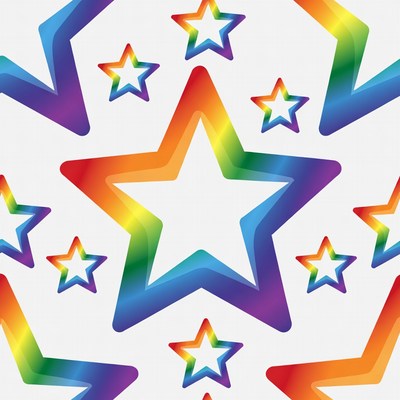 Colorful star pattern design