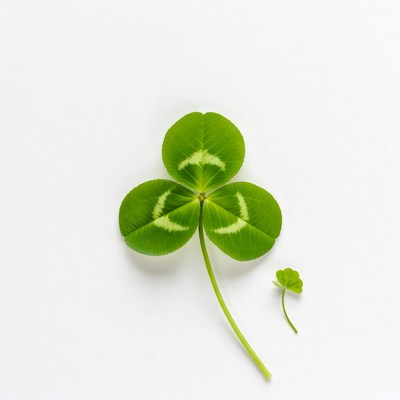 Three leaf clover with small leaf