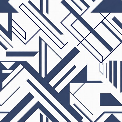 Abstract pattern with lines and shapes