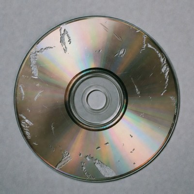 Cd with scratches on surface