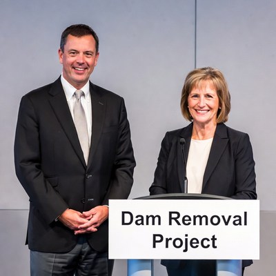 Leaders announce dam removal plan