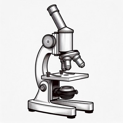 Classic laboratory microscope design