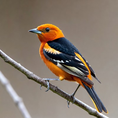 Bird sitting on a branch