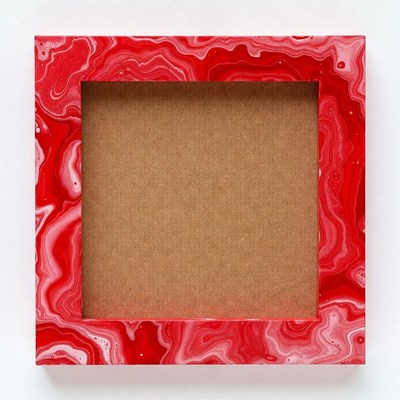 Colorful frame with empty center space