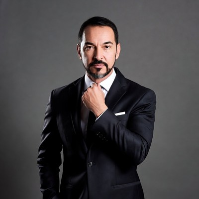 Man in suit with confident posture