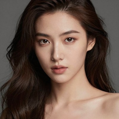 Close-up of a woman with long hair