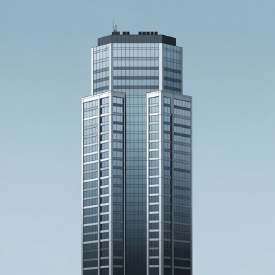 Skyscraper reaching for the sky