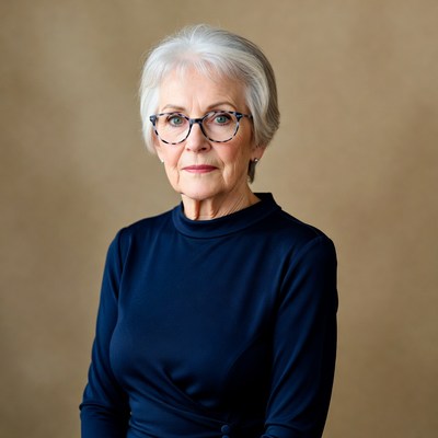 Mature woman posing for portrait session