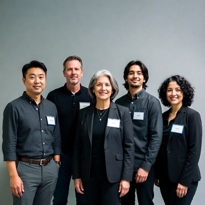 Professional team poses for staff photo