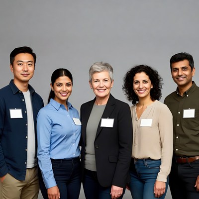 Group of people posing for a photo