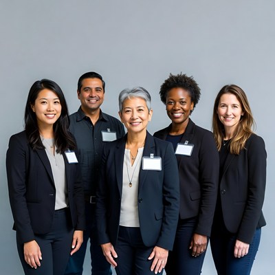 Group of professionals posing together