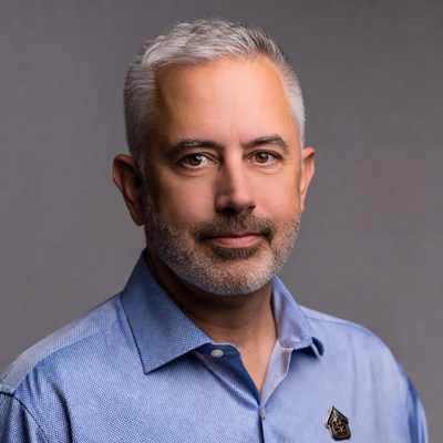 Professional man in blue shirt