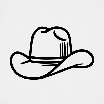 Hat design for western culture