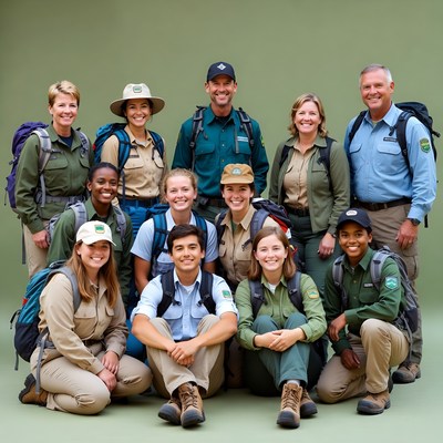 Park rangers gather at training event