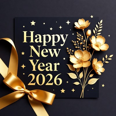 New year 2026 celebration design