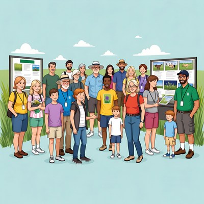 Community event at the nature reserve