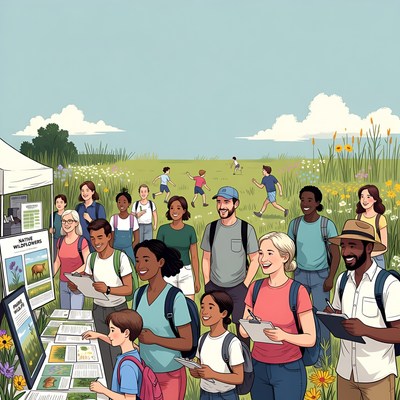 Community gathers at nature event