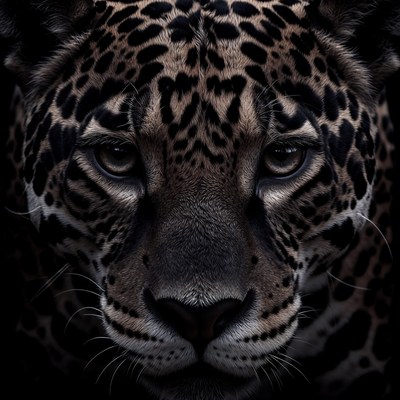 Close-up view of a jaguar