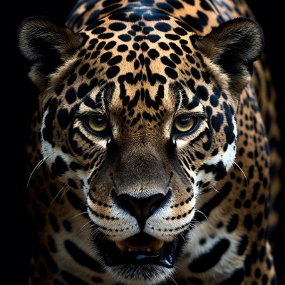 Close encounter with a jaguar